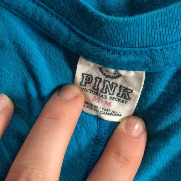 PINK V-Neck Tees - Picture 6 of 7